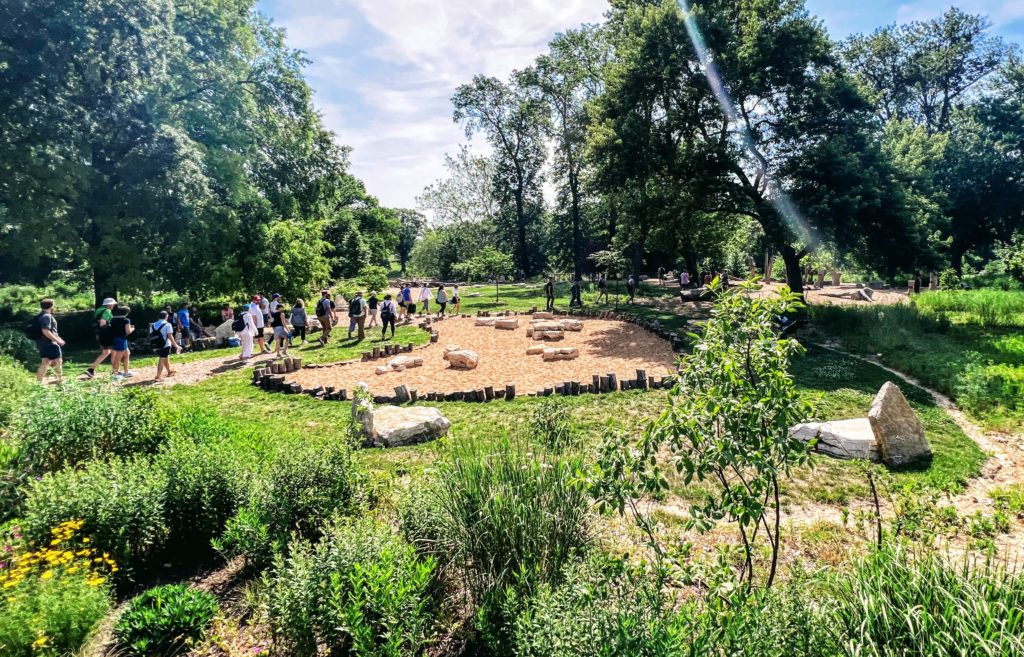 Forest Park's nature-centric playscape project. (Photo: Chester Kano)