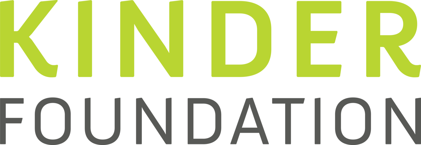 Logo for Kinder Foundation