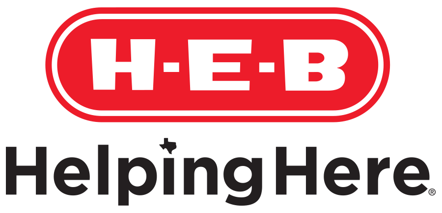 Logo for H.E.B. Helping Here